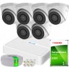 Hilook by Hikvision Set na monitorovanie IP FullHD 2MP, 6 kamier IPCAM-T2 IR30m, záznamník 8xPoE - HiLook od Hikvision