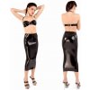 Latexová sukňa - ab4075z (zips)