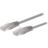 Kábel C-TECH patchcord Cat5e, UTP, sivý, 20m CB-PP5-20