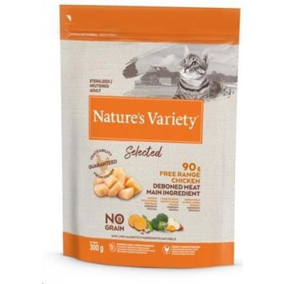 Nature´s variety select. cat steril. s kurecim 300 g