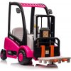 LeanCars Elektrický vysokozdvižný vozík XMX638 - ružový - 2x45W- BATÉRIA - 12V7Ah - 2026
