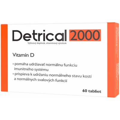 Detritin 2000 IU Vitamin D 60 tabliet
