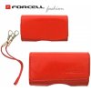 PUZDRO NOKIA 6101, 6131, 530, E700 FORCELL FASHION 100 červene