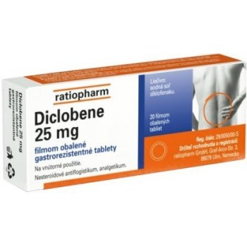 Diclobene 25 mg tbl.fle.20 x 25 mg