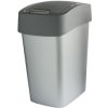 Curver® PACIFIC FLIP BIN, 37,6x29,4x65,3 cm, antracit/šedý 25l