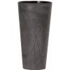 Kvetináč Prosperplast TUBUS SLIM BETON EFFECT antracit 30 cm