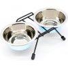 DUVO+ Stojan s dvomi miskami nerez pr.11cm 2x0,24 l
