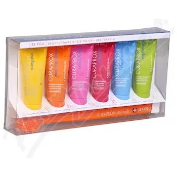 Curaprox Zubná pasta Be You Mix 6 x 10 ml