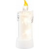 MagicHome Vianoce - Sviečka MagicHome Vianoce, 3x LED, teplá biela, interiér, 5x13,5 cm