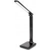 PALA Platinet stolná LED lampa Remus 5W stmievateľná, dotykové ovládanie, USB port, čierna
