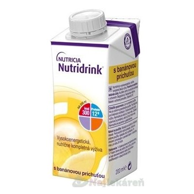 Nutridrink s banánovou príchuťou 24x200 ml