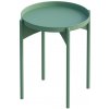 Kalune Design Odkladací stolík Shb-002-E zelený