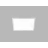 LED2 2182931 SLIM-Q, M štvorcové zápustné bodové svietidlo 170mm 15W/1200lm 3000K IP43 biela