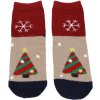 PESAIL Veselé vianočné členkové ponožky 35-38