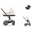 Cybex Platinum CYBEX Priam Travel Set + Aton B2 i-Size off white 2024 chrome with brown details
