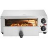 VEVOR Komerčná pec na pizzu s 2 gombíkmi, 1500W, 477x370x190MM