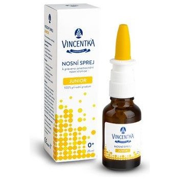 Vincentka Junior nosný sprej 25 ml