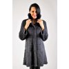 Max Original Leather Kožušinový sveter norka 17-202 (42 S) - Grey - 42