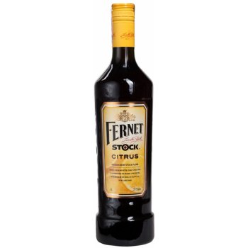 Fernet Stock Citrus 27% 1 l (čistá fľaša)