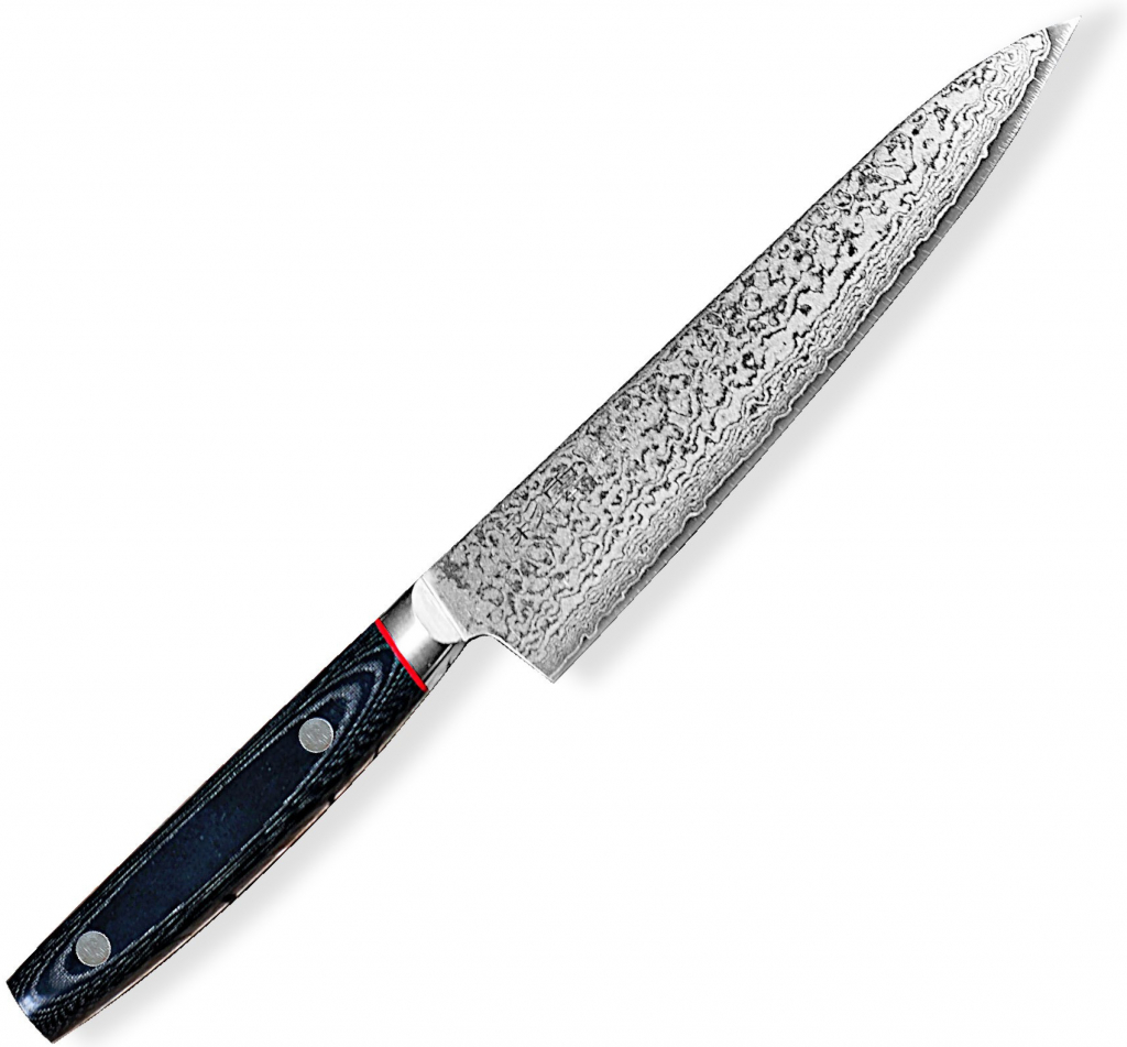 KANETSUGU nôž Utility PRO-M Saiun VG-10 Damascus 15 cm