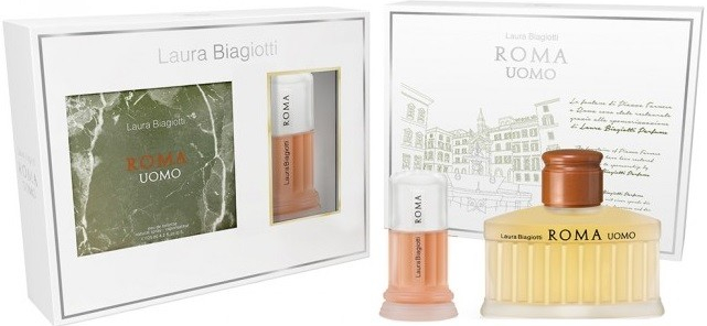 Laura Biagiotti Roma Uomo EDT 125 ml + EDT 25 ml darčeková sada