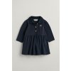 ŠATY GANT SHIELD PIQUE LS RUGGER DRESS EVENING BLUE