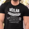 Tričko s potlačou VČELÁR GENTLEMAN Dámsky Čierna XL