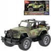 Jeep vojenské army auto na setrvačník 23cm na baterie Zvuk CZ plast