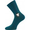 VOXX Ponožky anatomicky tvarované z merino BAREFOOTAN s ionty stříbra MODRO-ZELENÉ (3 páry) 35-38 124961