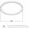 BRUMBERG LED stropné svietidlo Sunny Midi, DALI, 3 000K, čierne - 12259083