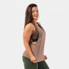Nebbia dámske tielko Loose Cross Back Brown
