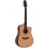 Dimavery ASW-60, elektroakustická kytara typu Dreadnought, přírodní