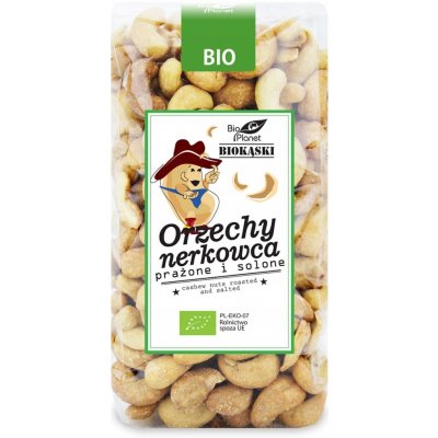 Bio Planet Kešu orechy pražené a solené BIO 350 g