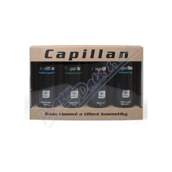 Capillan S 4 x 200 ml aktivátor + šampón + balzam + sprchový gél darčeková sada