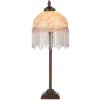 Ružová dekor perlová stolná lampa retro 53*20