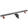 Polysan Slim Spring Black Nerezový sprchový kanálek s roštem, 25-120 cm SV120B
