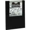 Royal Langnickel black sketch book - A5, 80 listov (Čierny skicár Royal 80 listov papiera (96 g/m2))