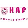 Procos Papierový banner Happy Birthday Hello Kitty