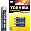 Alkalická batéria Toshiba AAA (R3) 4 ks