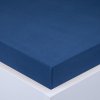 Napínacia plachta na posteľ jersey EXCLUSIVE kráľovsky modrá 90 x 200 cm
