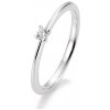 SOFIA DIAMONDS prsteň z bieleho zlata s diamantom 0,05 ct BE41/05632-W