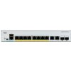 CISCO Catalyst C1000-8P-E-2G-L, 8x 10/100/1000 Ethernet PoE+ ports and 67W PoE budget, 2x 1G SFP and RJ-45