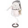 Plyšový medvedík s melódiou Doudou 25 Years Music Box Grey Doudou et Compagnie narodeninová edícia sivý 20 cm od 0 mes