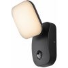 RABALUX 77058 Odiel vonkajšie nástenné svietidlo so senzorom LED 12W/850lm 3000K IP44 čierna, biela