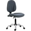 Pracovná stolička antistatická Ergo C Antistatic, chrómový kríž, sivá antracit - 1 kus - 1 KS - nie - 5 - 8 hodiny - kĺbová - Antares - chrómový - 24 mesiacov - 46 - antistatická textília - antistatic