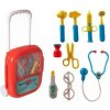 Teddies Sada doktor/lékař plast v plastovém kufříku na kolečkách