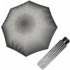 Doppler Mini Fiber BLACK & WHITE - dámsky skladací dáždnik celovzor