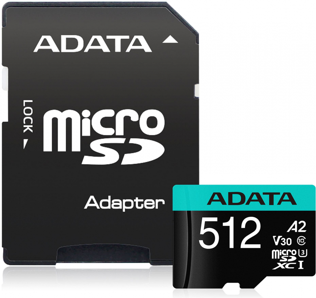 ADATA MICROSDXC 512GB AUSDX512GUI3V30SA2-RA1