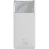 Baseus Bipow Powerbank s rýchlym nabíjaním 20000mAh 20W biela Overseas Edition + USB - Micro USB kábel 0,25m biely PPBD050302