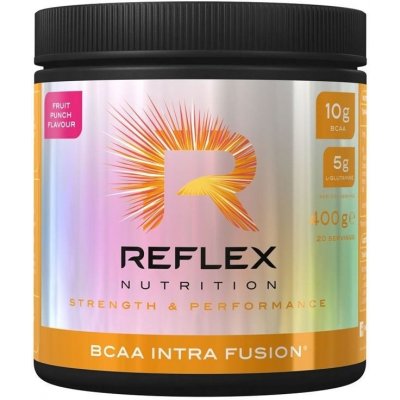 BCAA Intra Fusion - Reflex Nutrition, príchuť ovocný punč, 400g
